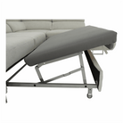 Set canapea cu spațiu de depozitare COMO, gri deschis, pe dreapta, 275x225x71 cm Kondela