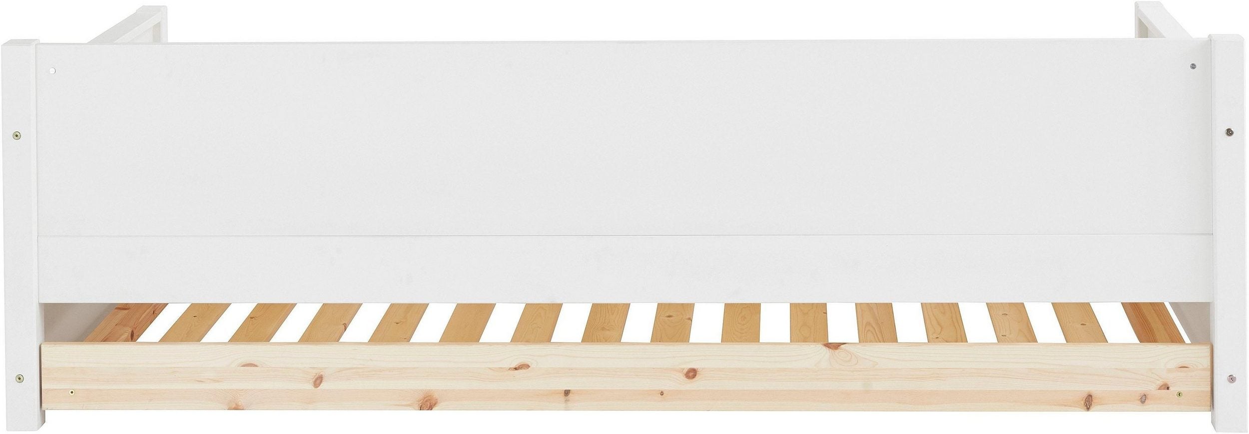 Pat Tipo cu sertar pat , 90 x 200 cm , Lemn Masiv , Alb Arboteca