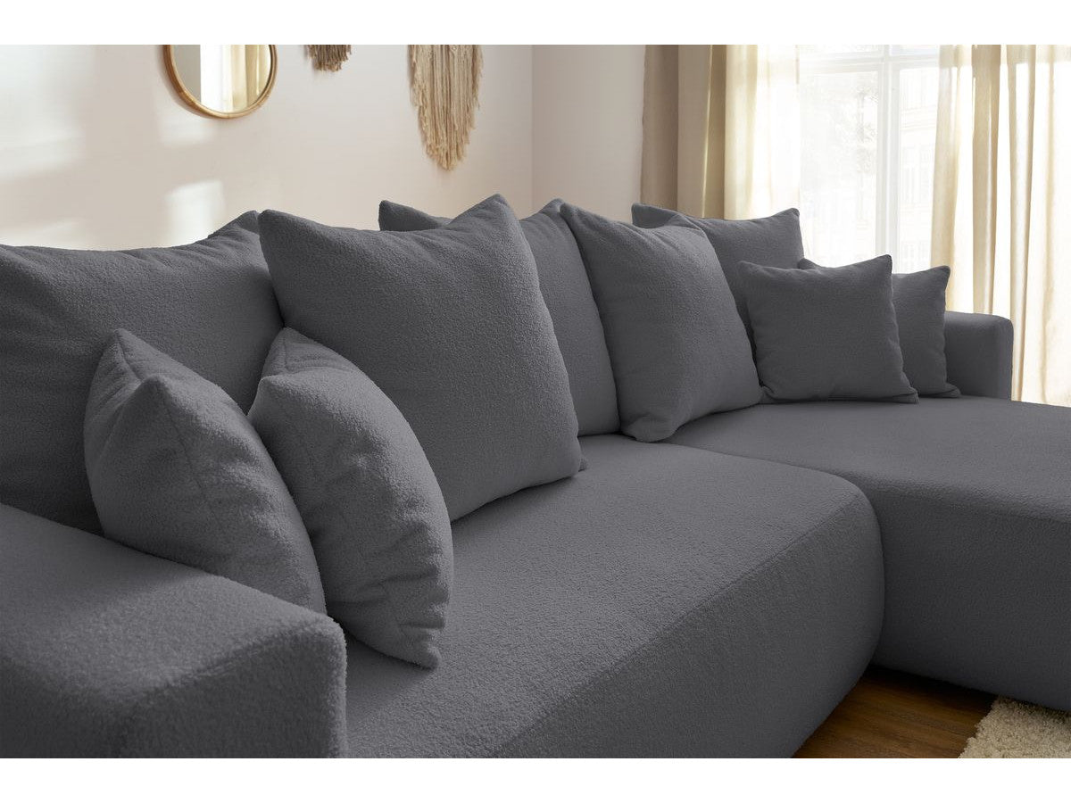 Colțar Extensibil LIVIGNO, cu ladă de depozitare, șezlong interschimbabil, 271x153x95 cm Prestige Home