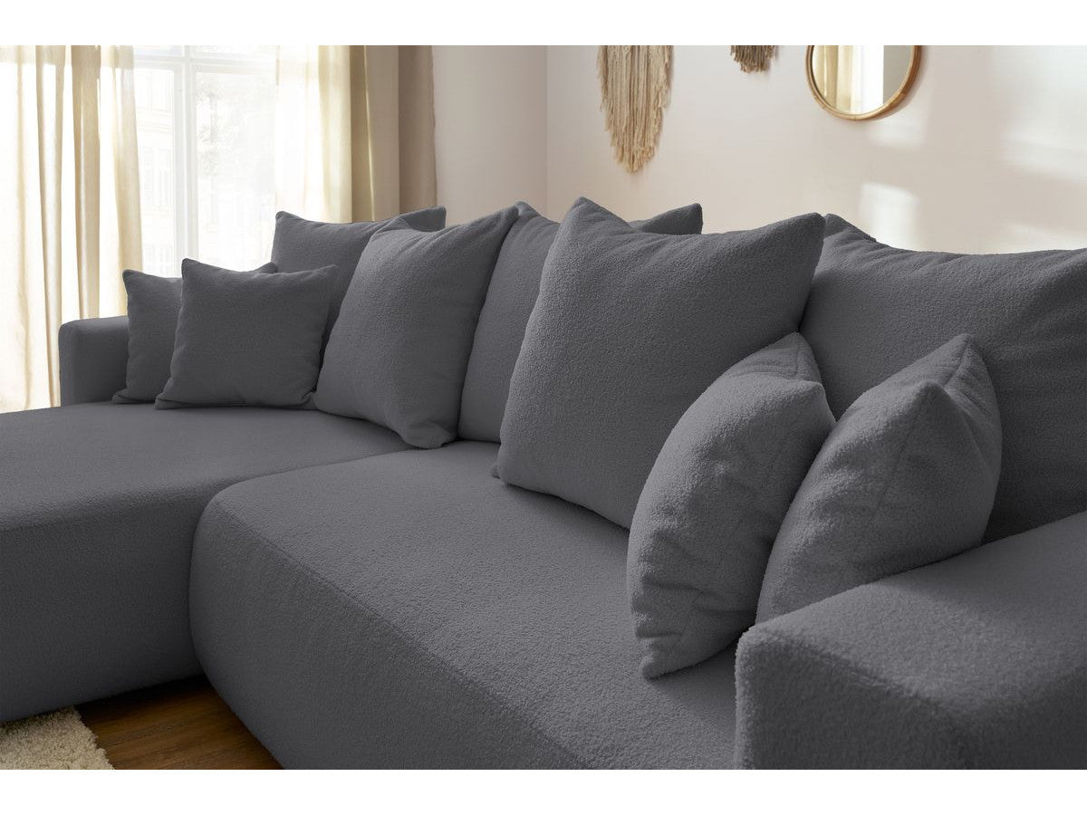 Colțar Extensibil LIVIGNO, cu ladă de depozitare, șezlong interschimbabil, 271x153x95 cm Prestige Home