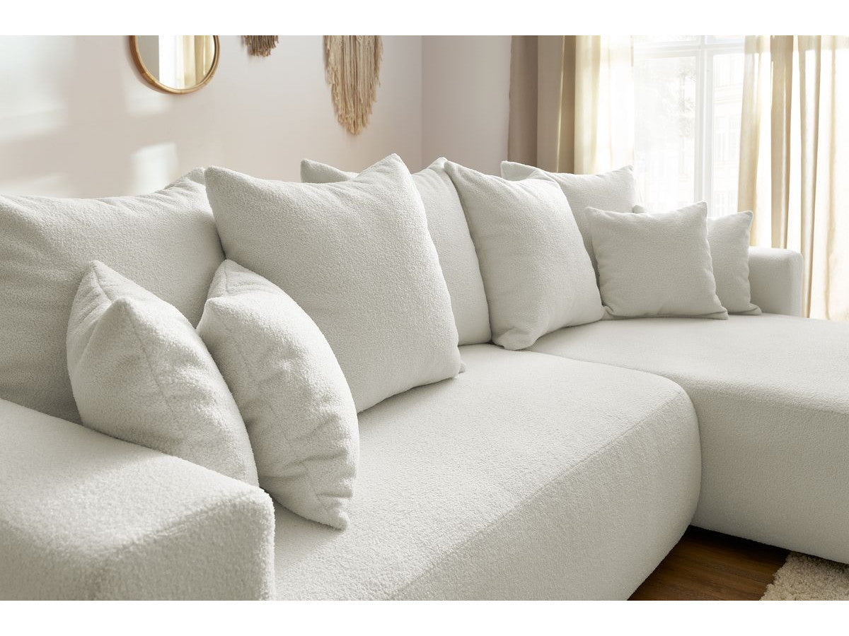 Colțar Extensibil LIVIGNO, cu ladă de depozitare, șezlong interschimbabil, 271x153x95 cm Prestige Home