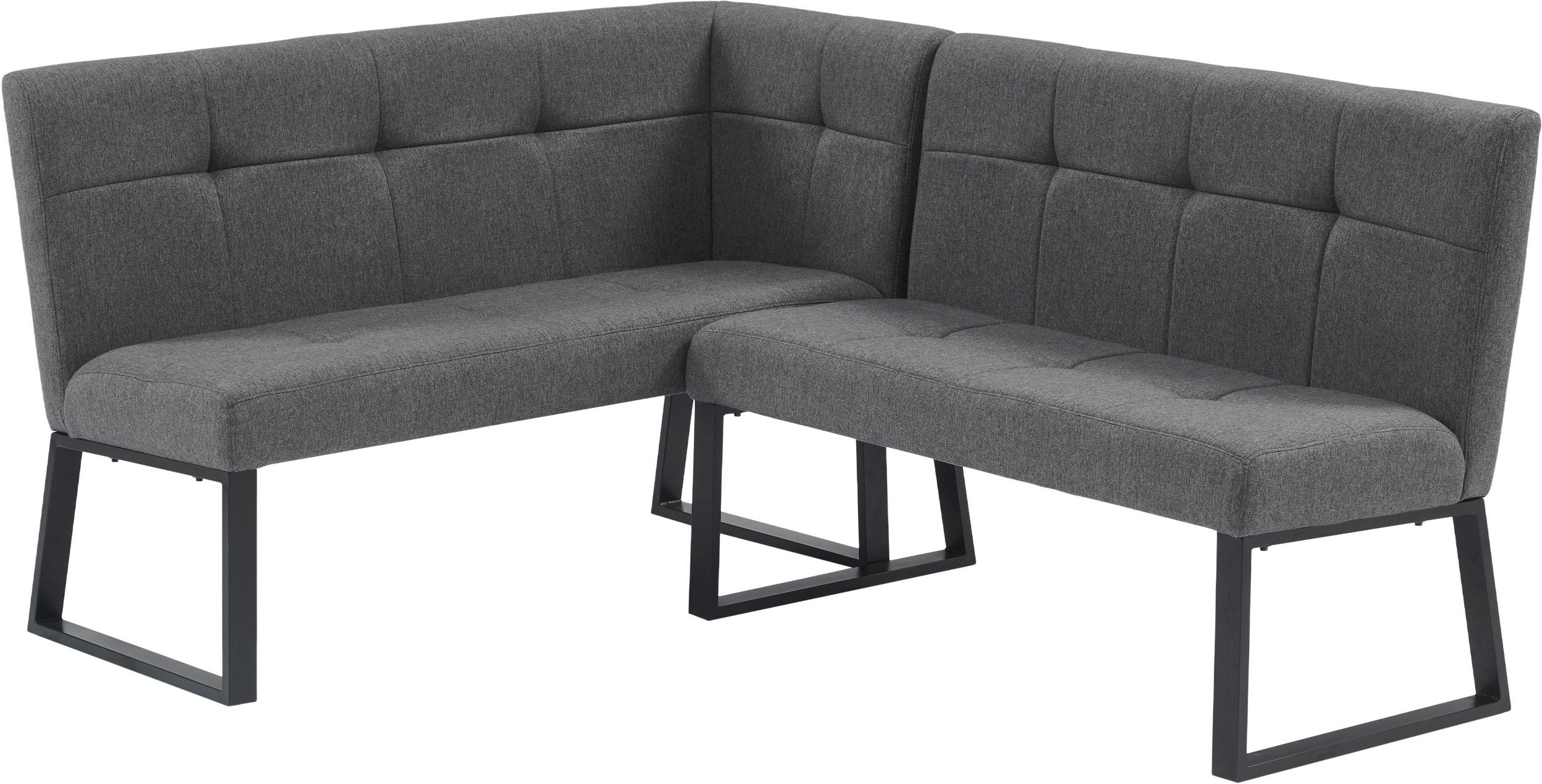 Colțar de bucătărie Geranium – antracit, 180 cm , coltul lung pe partea dreapta Arboteca