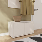 Bancă de pantofi Alice Springs, 8 perechi, bej, 74×41×35 cm, Push-to-Open Arboteca