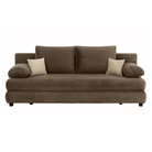 Canapea extensibilă GERONA, textil capuccino/bej, 206x90x73 cm Kondela