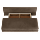 Canapea extensibilă GERONA, textil capuccino/bej, 206x90x73 cm Kondela