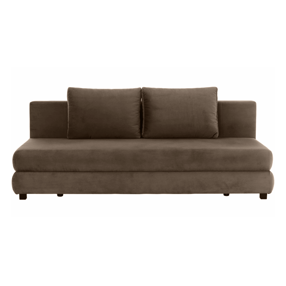 Canapea extensibilă GERONA, textil capuccino/bej, 206x90x73 cm Kondela