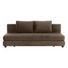 Canapea extensibilă GERONA, textil capuccino/bej, 206x90x73 cm Kondela