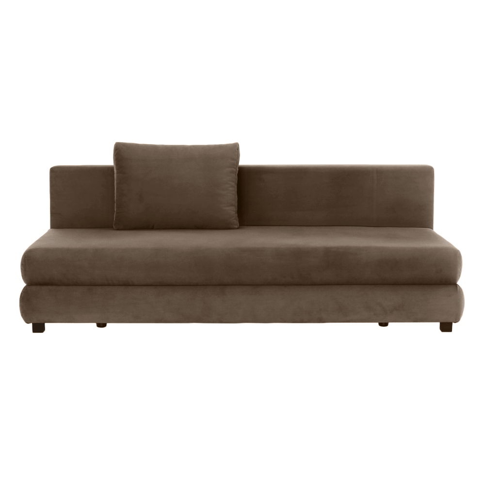 Canapea extensibilă GERONA, textil capuccino/bej, 206x90x73 cm Kondela