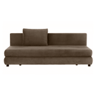 Canapea extensibilă GERONA, textil capuccino/bej, 206x90x73 cm Kondela