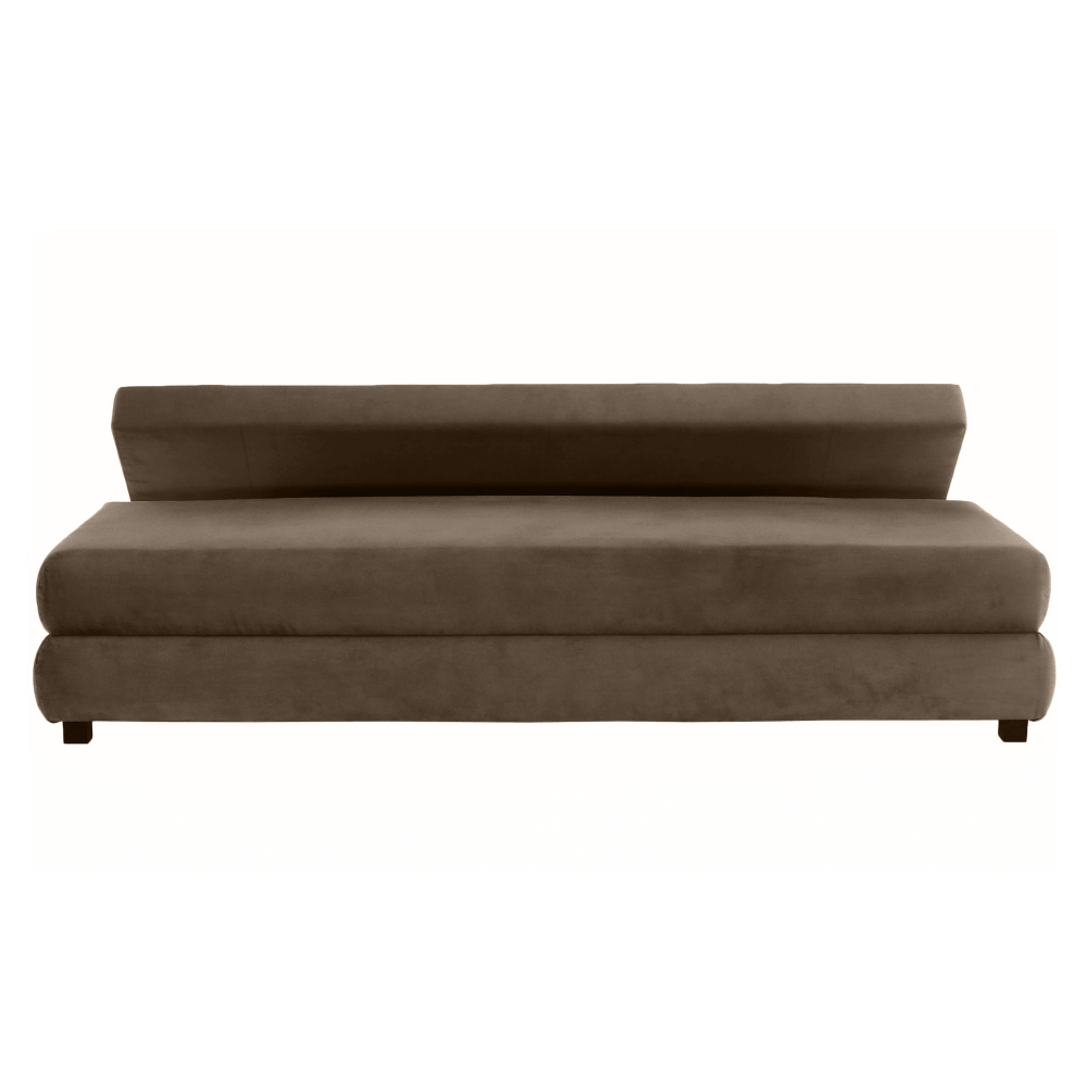 Canapea extensibilă GERONA, textil capuccino/bej, 206x90x73 cm Kondela