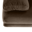 Canapea extensibilă GERONA, textil capuccino/bej, 206x90x73 cm Kondela