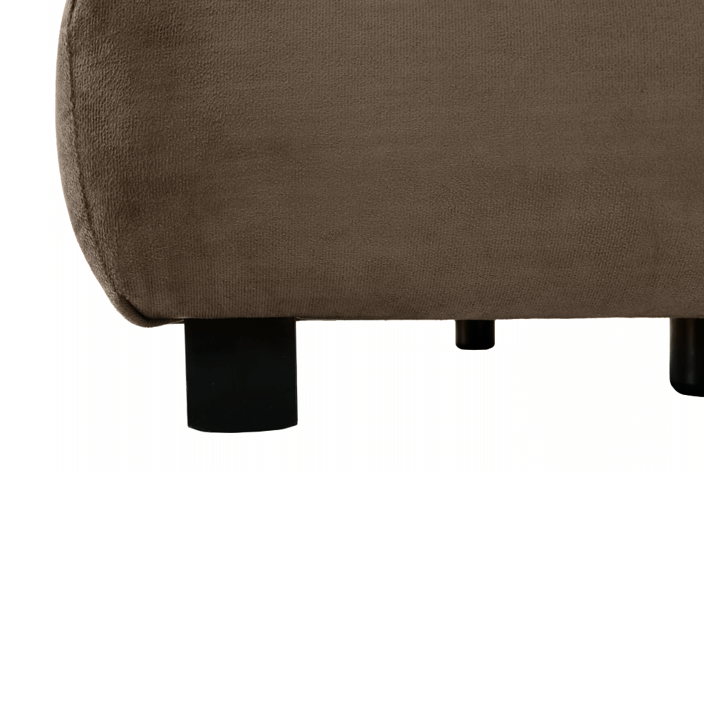 Canapea extensibilă GERONA, textil capuccino/bej, 206x90x73 cm Kondela