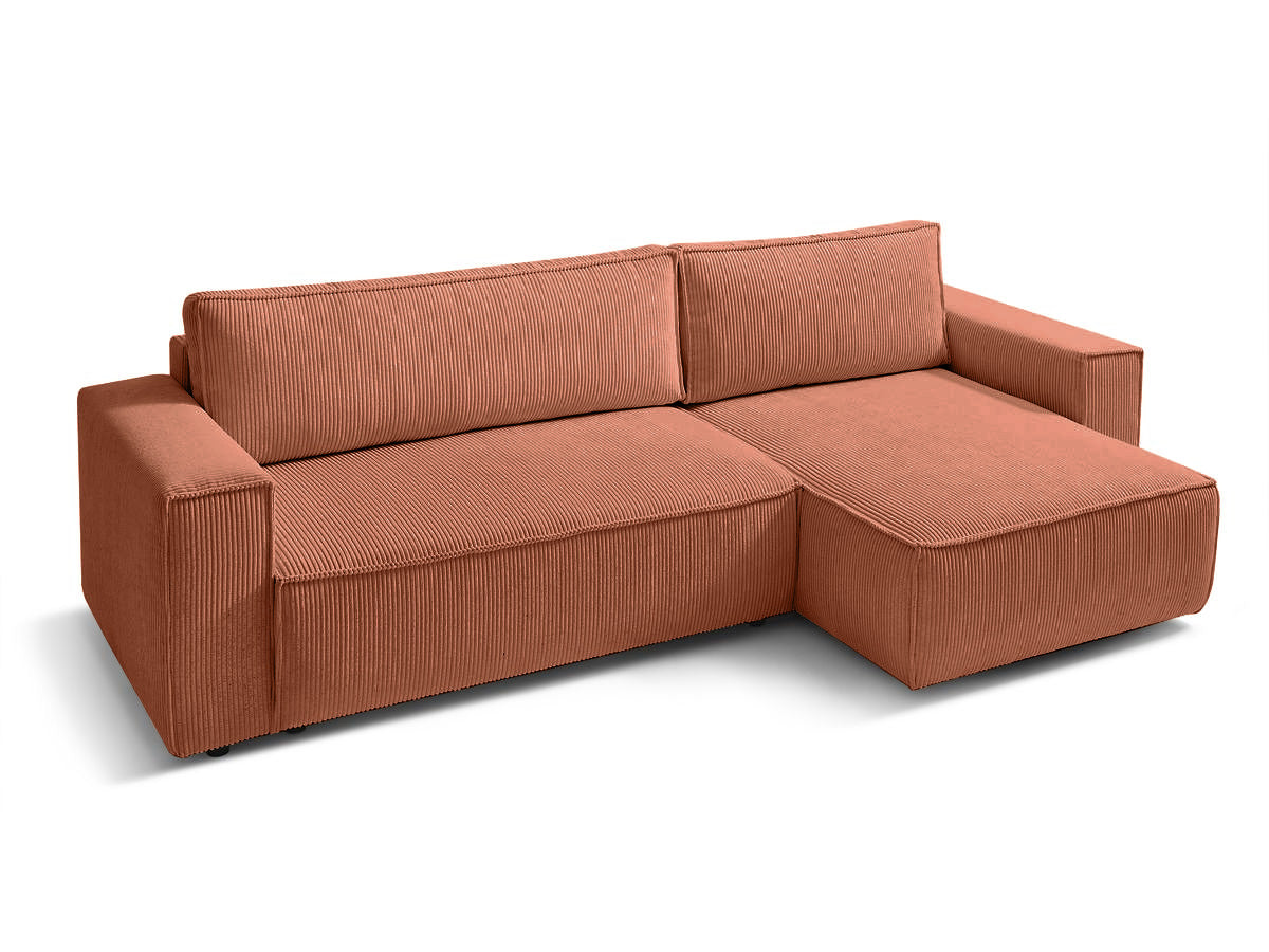 Colțar Extensibil CLOUD, cu ladă de depozitare, șezlong interschimbabil, 275x145x85 cm Prestige Home