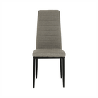 Scaun SAPRI, textil maro/metal negru, 41x49x96 cm Kondela