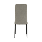 Scaun SAPRI, textil maro/metal negru, 41x49x96 cm Kondela