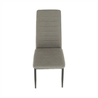 Scaun SAPRI, textil maro/metal negru, 41x49x96 cm Kondela