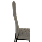 Scaun SAPRI, textil maro/metal negru, 41x49x96 cm Kondela