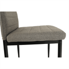 Scaun SAPRI, textil maro/metal negru, 41x49x96 cm Kondela