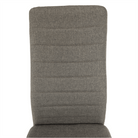 Scaun SAPRI, textil maro/metal negru, 41x49x96 cm Kondela