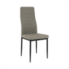Scaun SAPRI, textil maro/metal negru, 41x49x96 cm Kondela