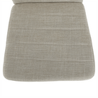 Scaun SAPRI, textil bej/metal alb, 41x49x96 cm Kondela