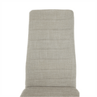 Scaun SAPRI, textil bej/metal alb, 41x49x96 cm Kondela