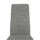 Scaun SAPRI, textil gri deschis/metal alb, 41x49x96 cm Kondela