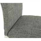Scaun SAPRI, textil gri deschis/metal alb, 41x49x96 cm Kondela
