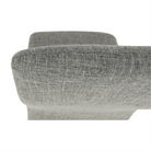 Scaun SAPRI, textil gri deschis/metal alb, 41x49x96 cm Kondela