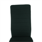 Scaun SAPRI, material textil smarald/cadru metalic negru, 41x49x96 cm Kondela