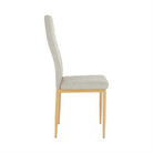 Scaun, material textil bej/cadru metalic fag, COLETA NOVA Kondela