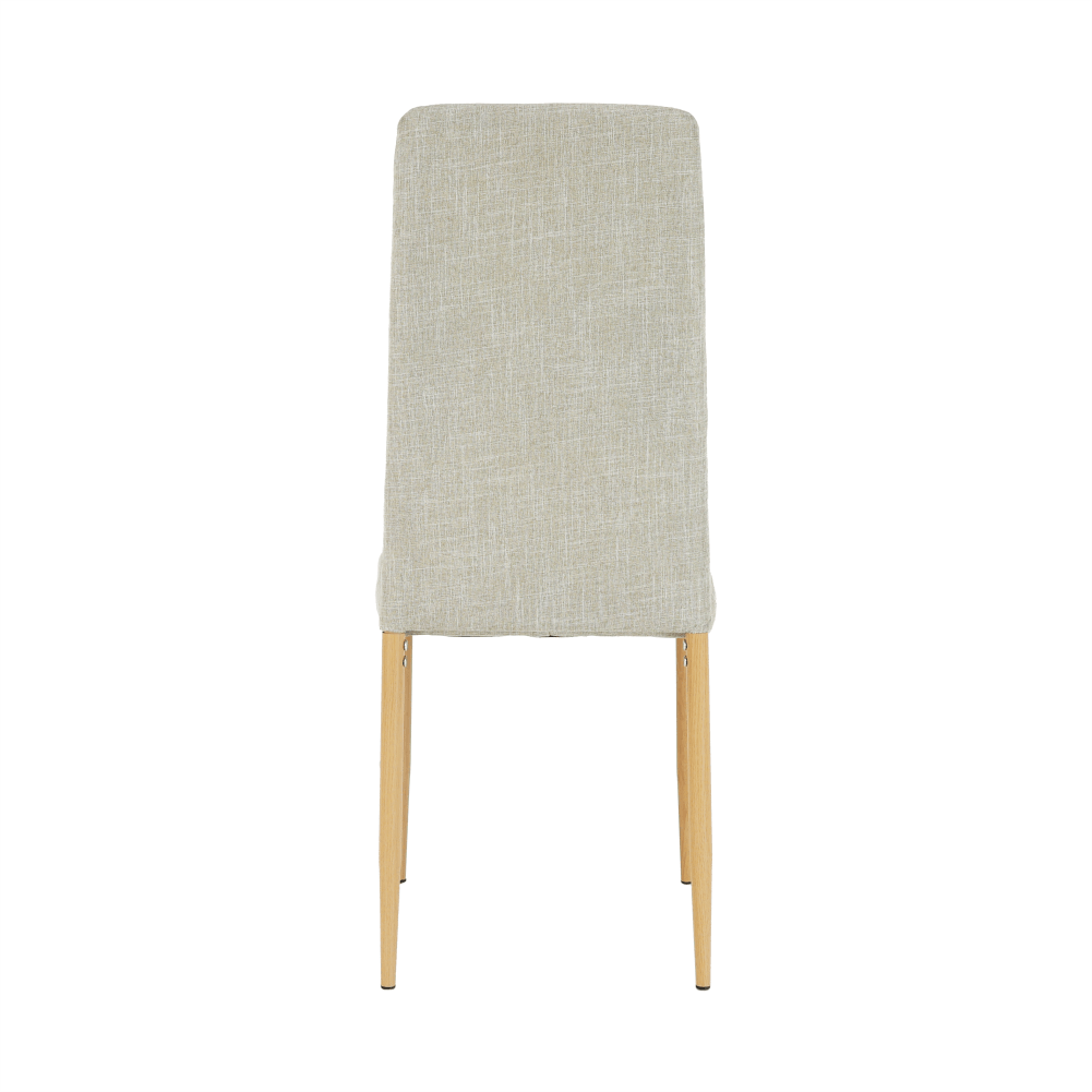 Scaun, material textil bej/cadru metalic fag, COLETA NOVA Kondela