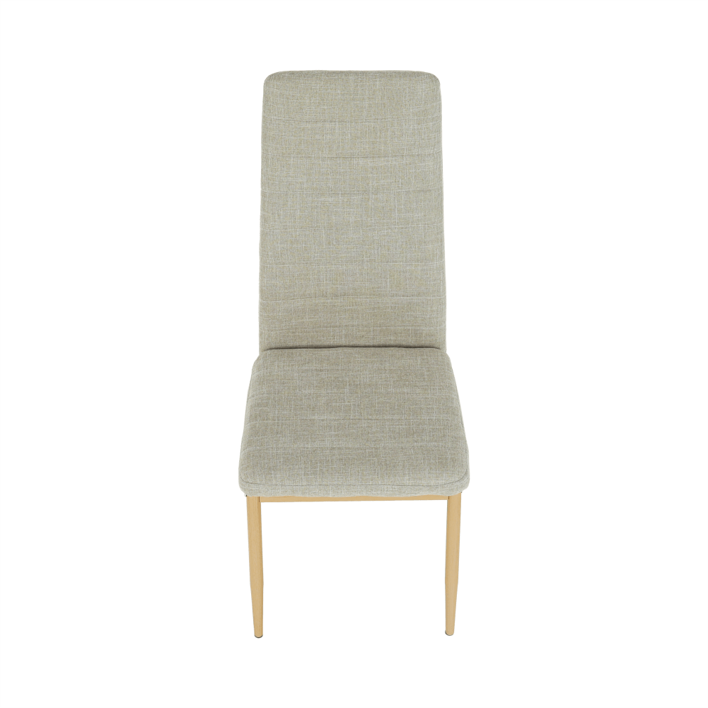 Scaun, material textil bej/cadru metalic fag, COLETA NOVA Kondela