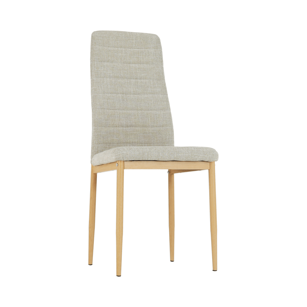 Scaun, material textil bej/cadru metalic fag, COLETA NOVA Kondela