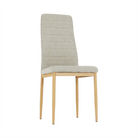 Scaun, material textil bej/cadru metalic fag, COLETA NOVA Kondela