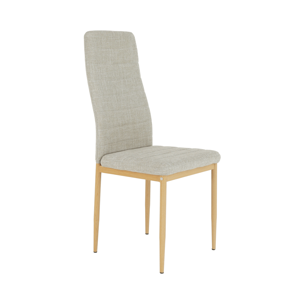 Scaun, material textil bej/cadru metalic fag, COLETA NOVA Kondela