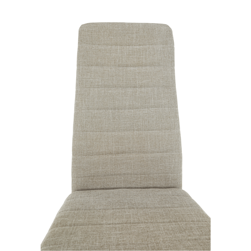 Scaun, material textil bej/cadru metalic fag, COLETA NOVA Kondela
