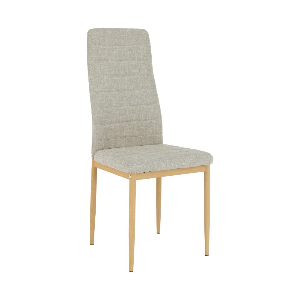 Scaun, material textil bej/cadru metalic fag, COLETA NOVA Kondela