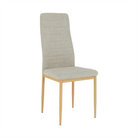 Scaun, material textil bej/cadru metalic fag, COLETA NOVA Kondela