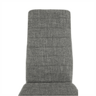 Scaun SAPRI, material textil gri deschis/cadru metalic fag, 41x49x96 cm Kondela