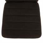 Scaun SAPRI, material textil maro închis/cadru metalic fag, 41x49x96 cm Kondela