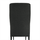 Scaun SAPRI, textil gri închis/metal negru, 41x49x96 cm Kondela