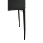 Scaun SAPRI, textil gri închis/metal negru, 41x49x96 cm Kondela