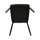 Scaun SAPRI, textil gri închis/metal negru, 41x49x96 cm Kondela