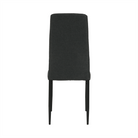 Scaun SAPRI, textil gri închis/metal negru, 41x49x96 cm Kondela