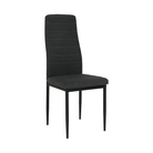 Scaun SAPRI, textil gri închis/metal negru, 41x49x96 cm Kondela
