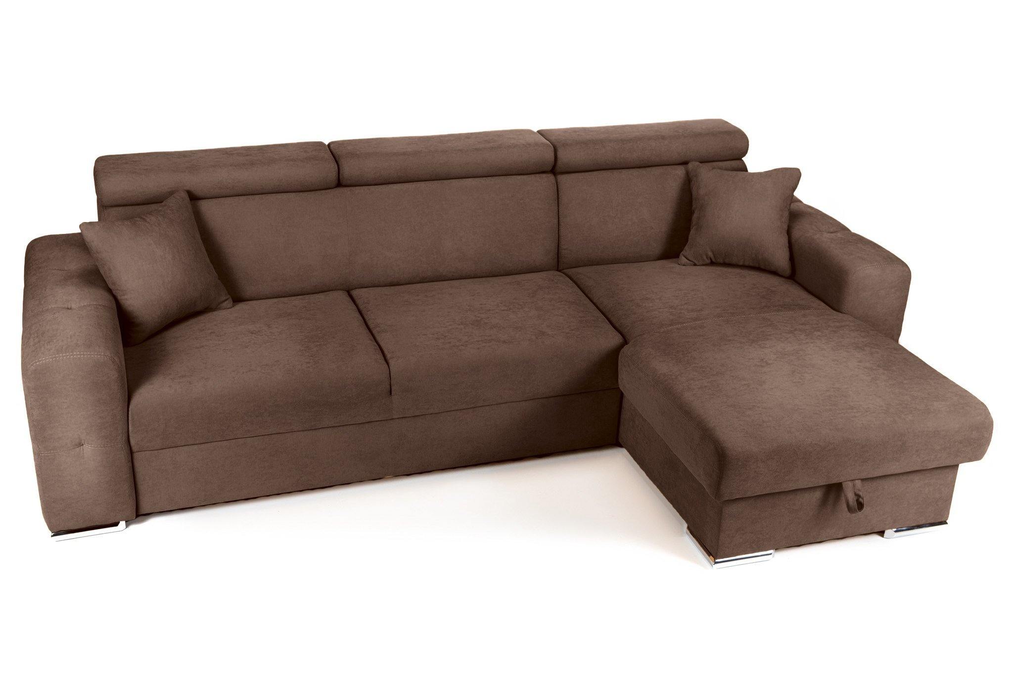 Colțar Extensibil BELLAGIO, șezlong interschimbabil, cu ladă de depozitare, cu tetiere reglabile, 280x170x100 cm Prestige Home