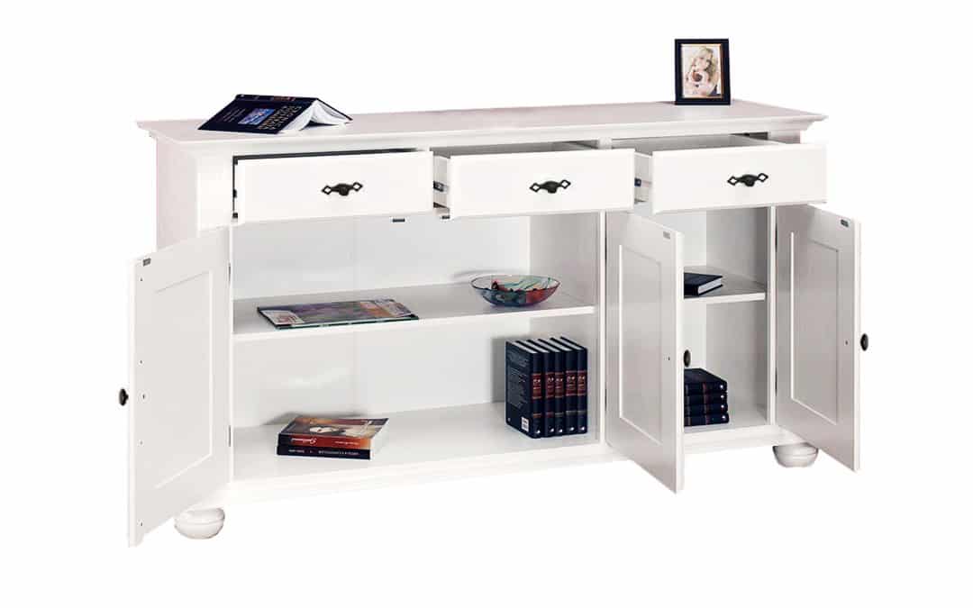 Comoda din lemn masiv Sandra, 144x40x87cm Arboteca