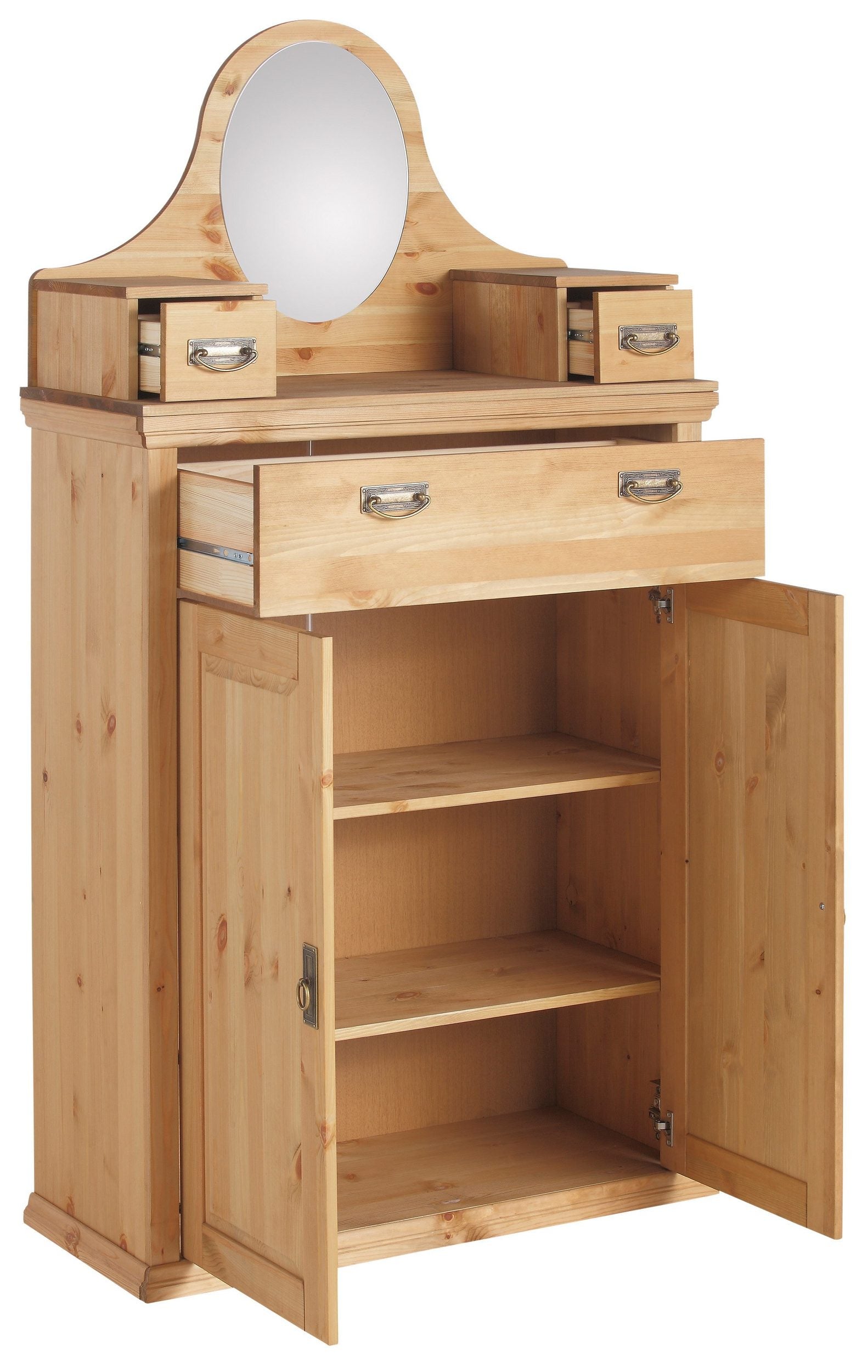 Comoda Madrid, lemn masiv de pin, 90 cm latime Arboteca