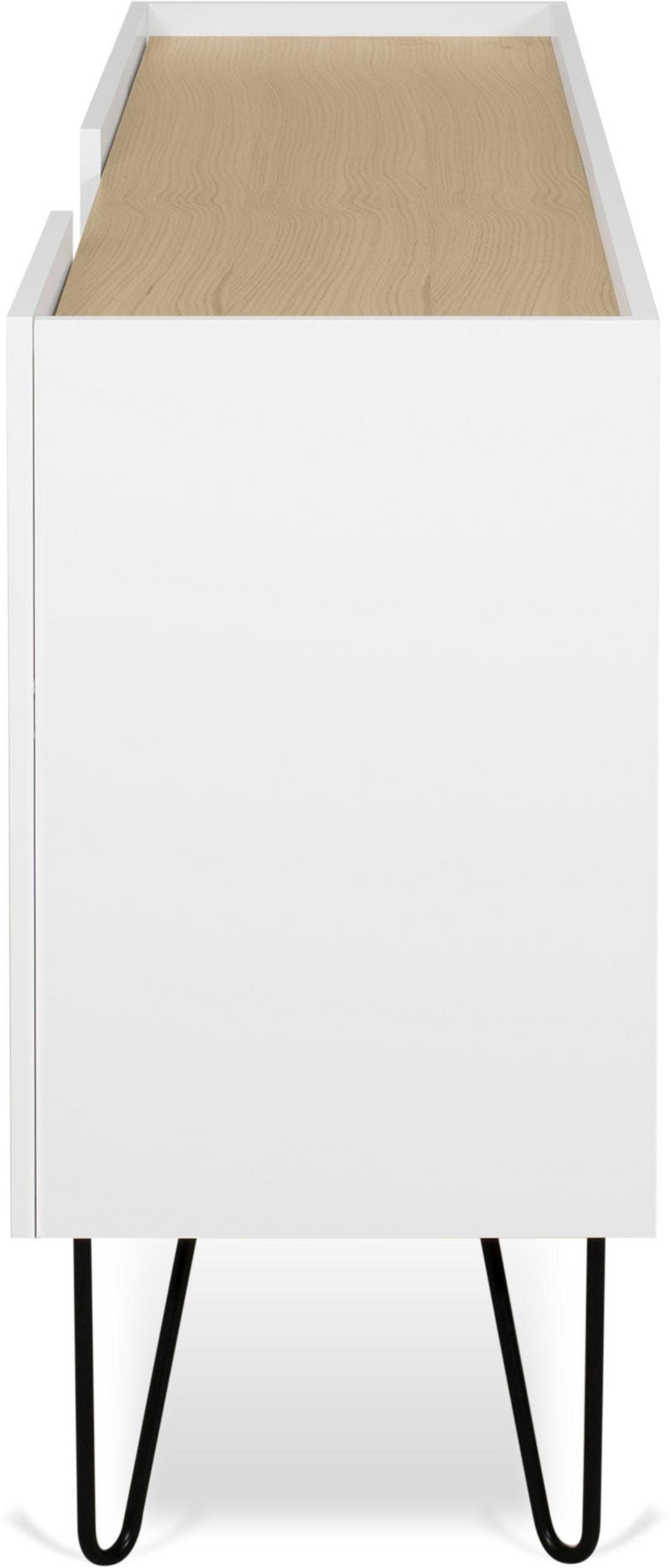 Comoda Nina, Alb, MDF, PAL, 180 cm latime Arboteca